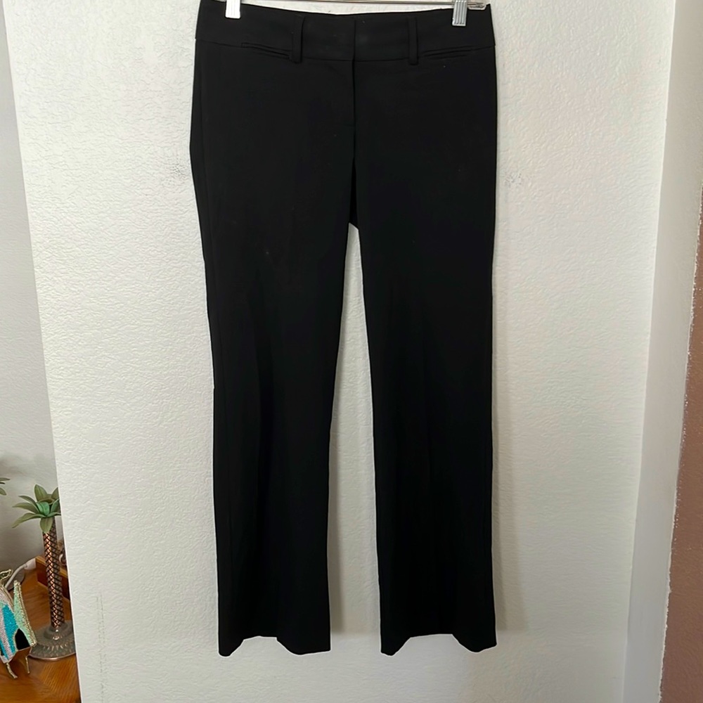 LOFT ANN TAYLOR PETITES BLACK MARISA TROUSERS SIZE 00P EXCELLENT CONDITION!